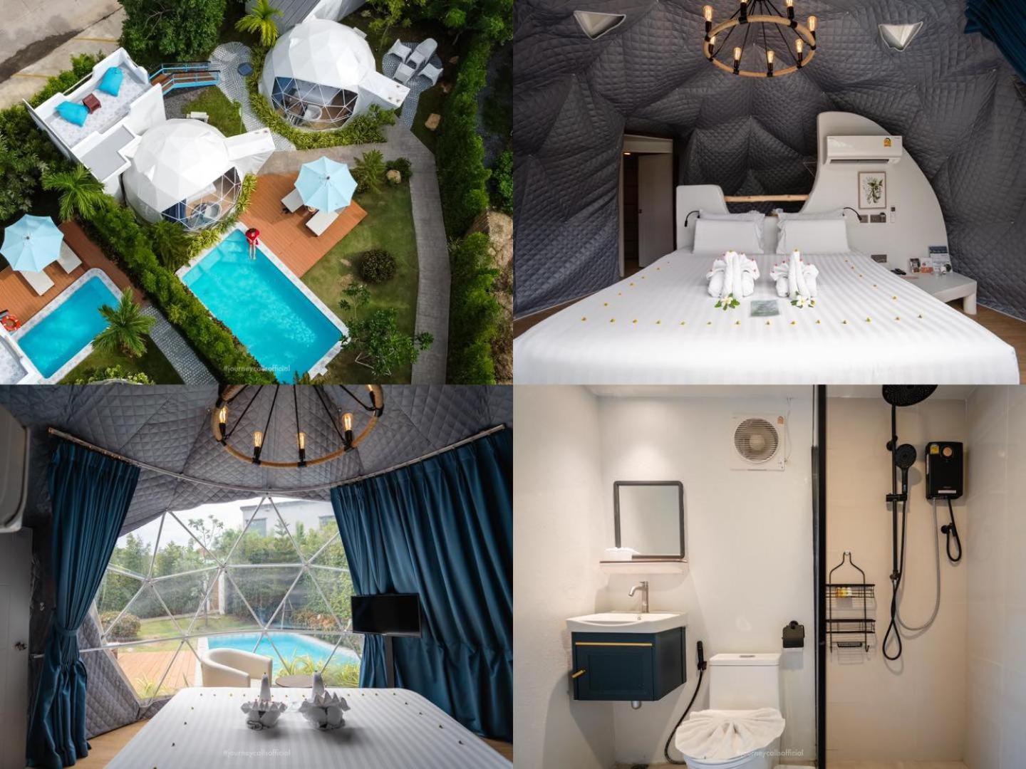 Le Resort&Villas Rawai Esterno foto The interior of a bubble hotel